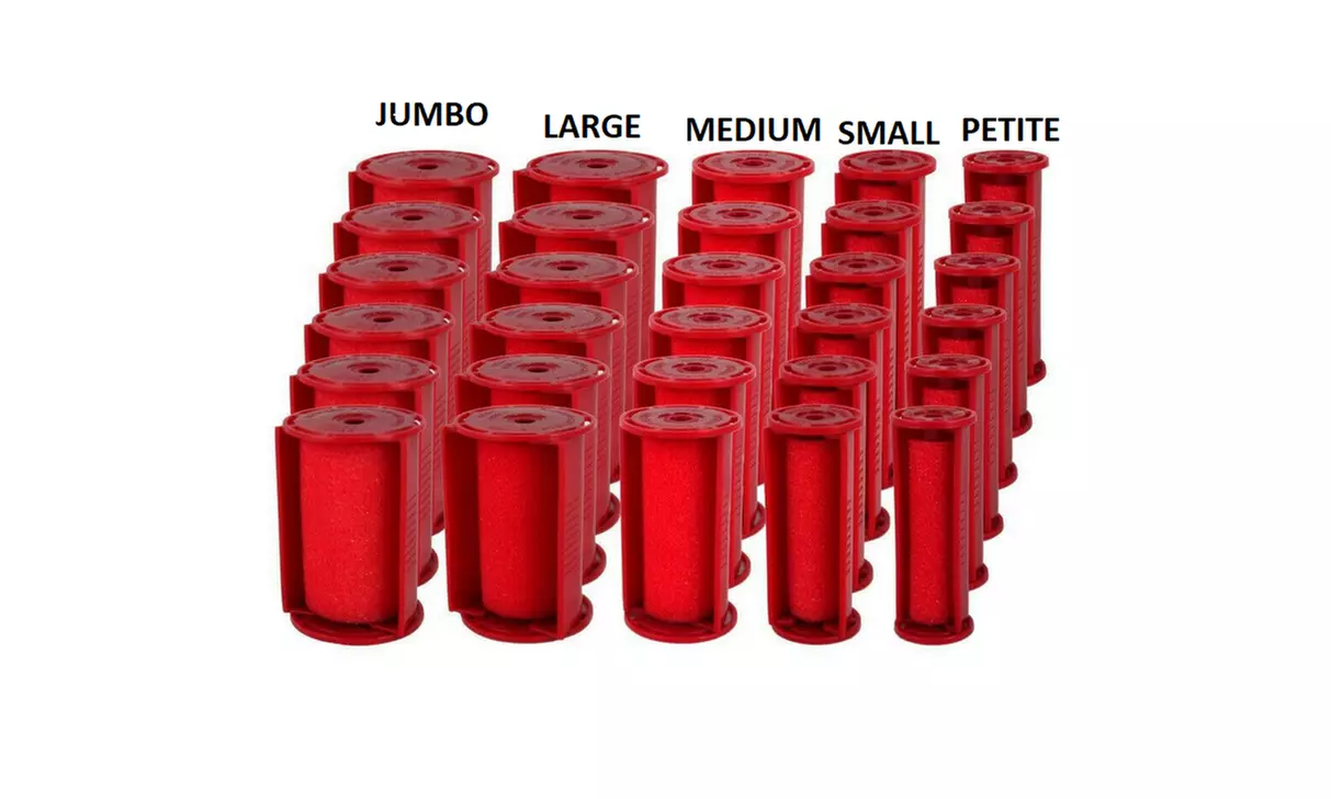 Caruso Model Professional Molecular Steam Rollers with Shields, Medium 6-Count - Primary Image