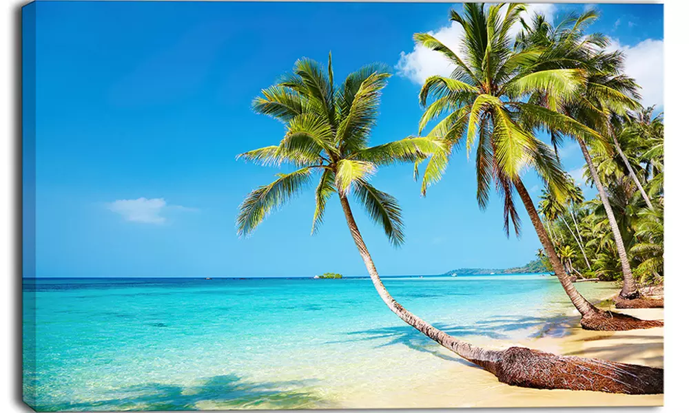 Tropical Beach - Photography Seascape Canvas Print - Primary Image