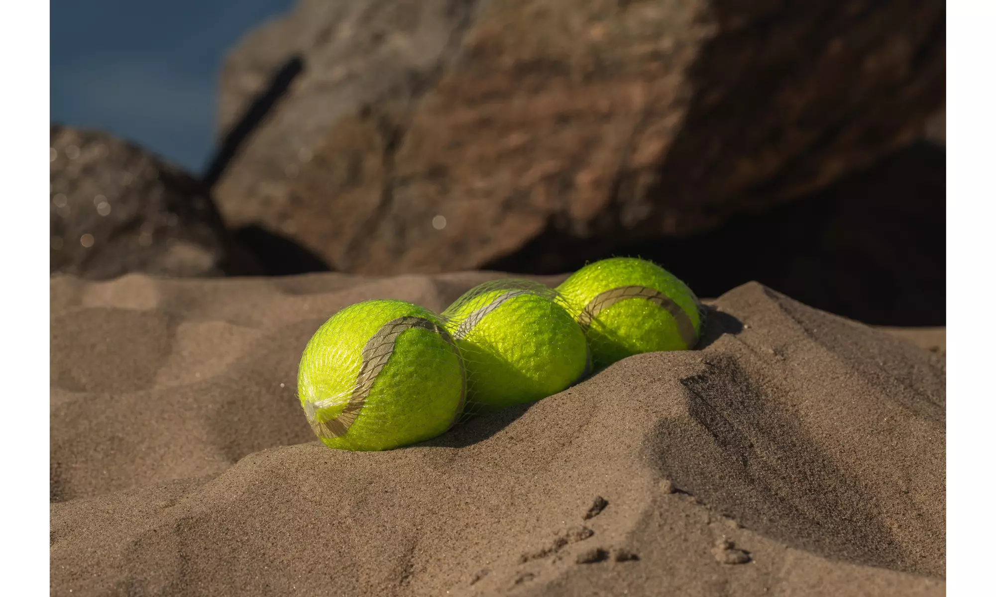 9 Count Heavy-Duty Fetching Tennis Balls By Chompstick  - Second Medium