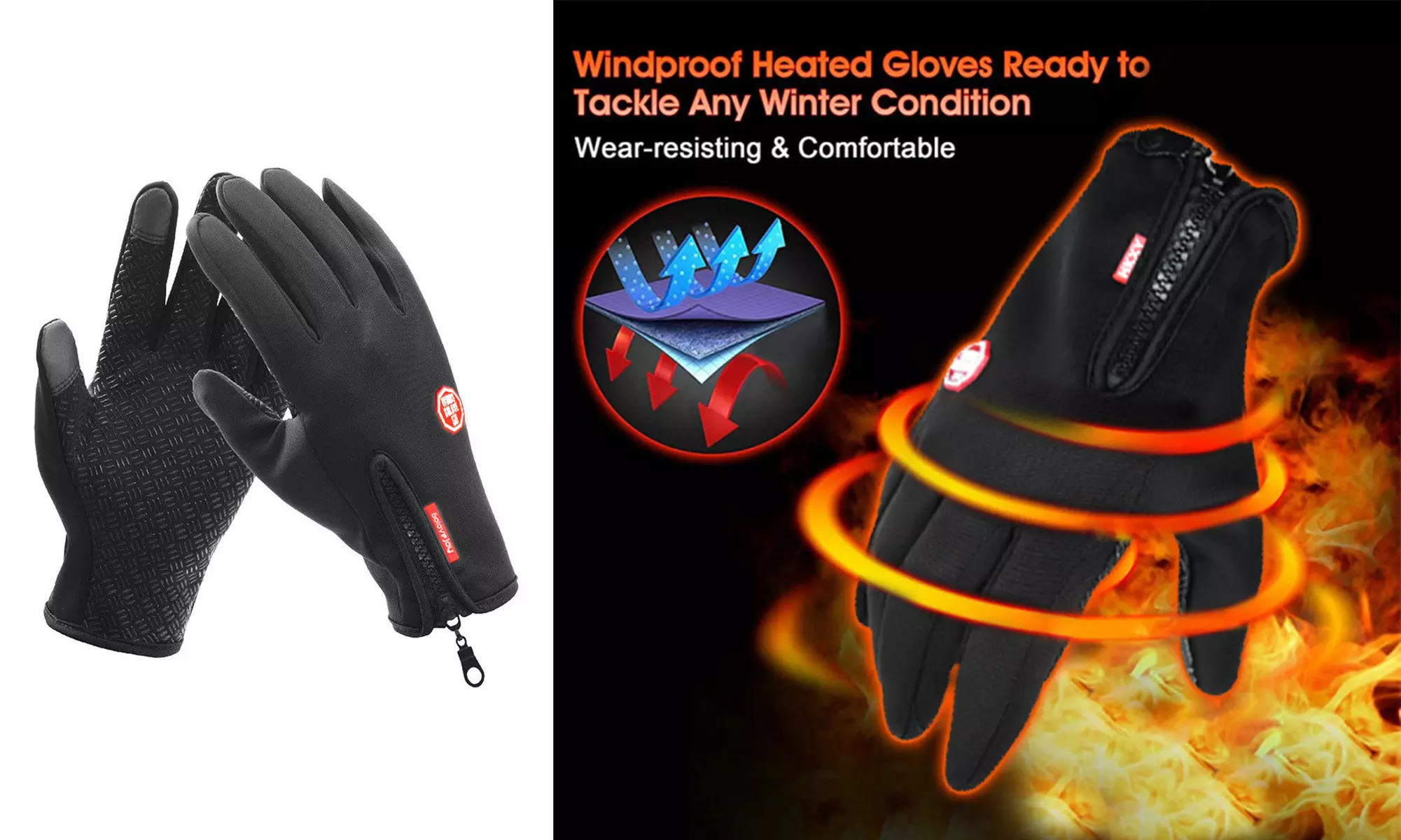 B-Forest Touchscreen Thermal Winter Gloves