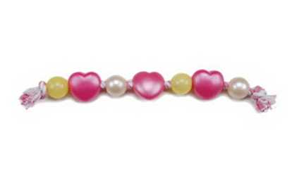 Penn-Plax Heart & Pearl Chew Toy - Small