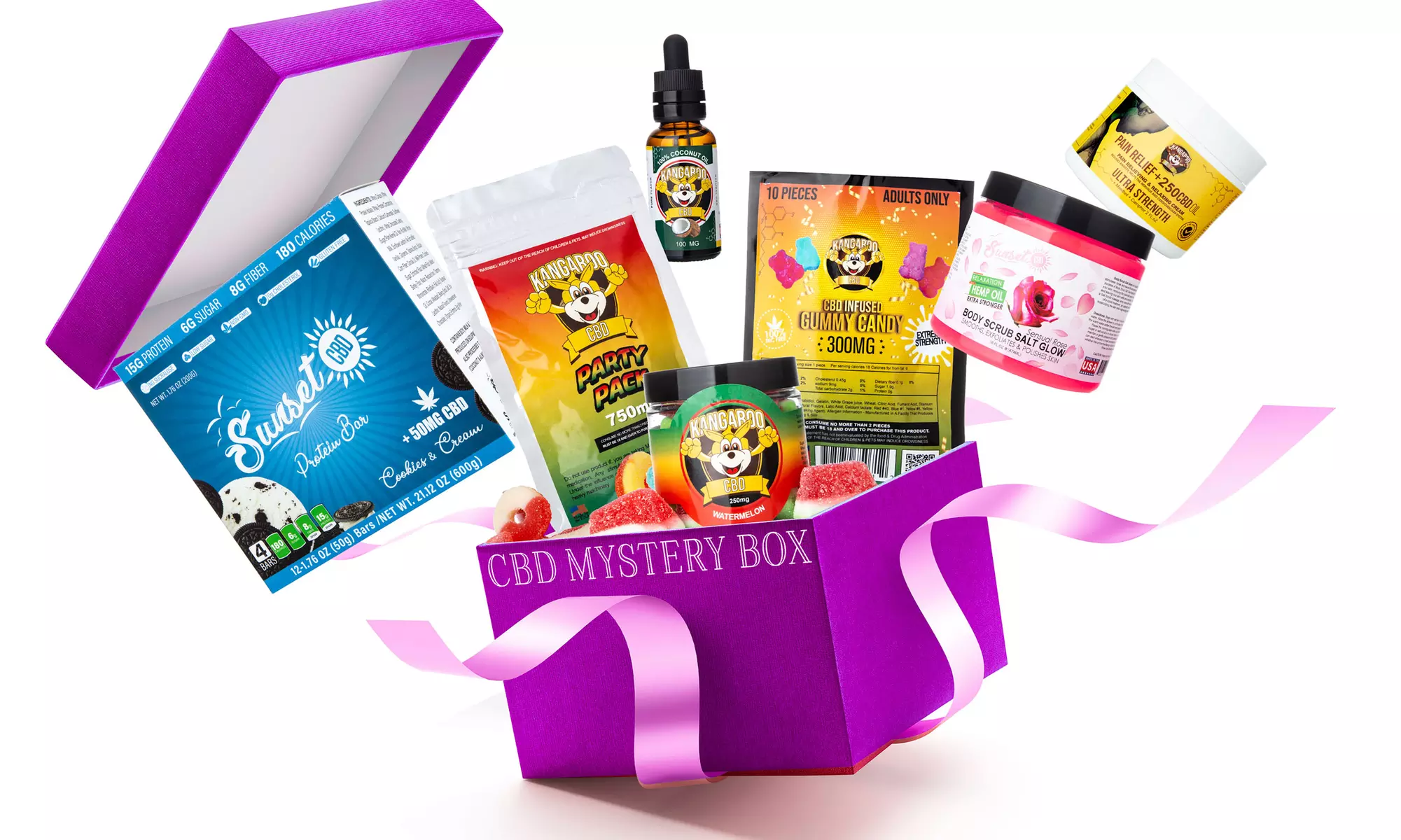 Groupon Exclusive - Surprising CBD Mystery Mega Value Box - Second Medium