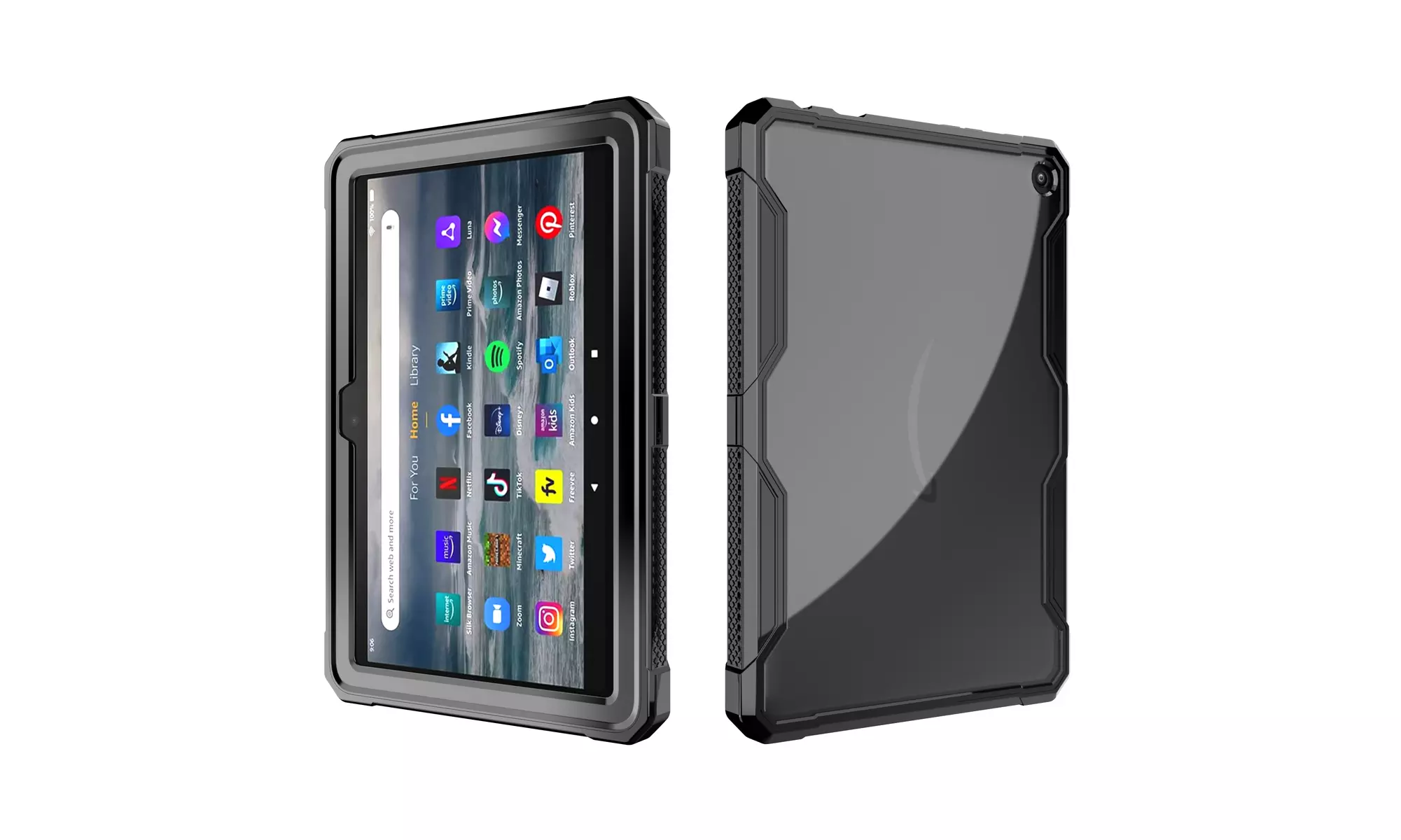 Amazon Fire HD 8 Case 12th Generation 2022 with Screen Protector Protective Case - Primary Image