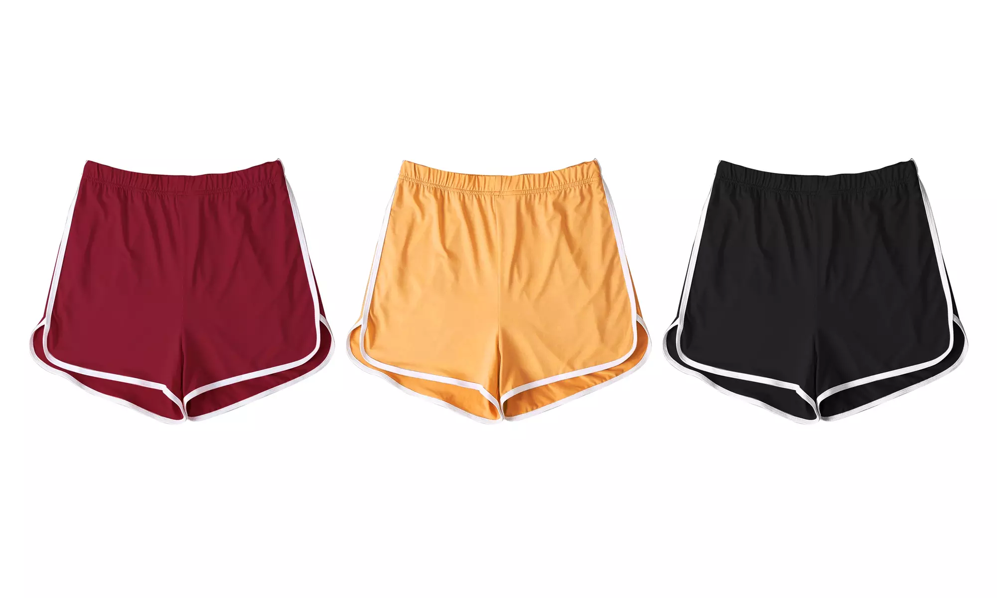 3 Pack Women's Relaxed Retro Dolphin Shorts