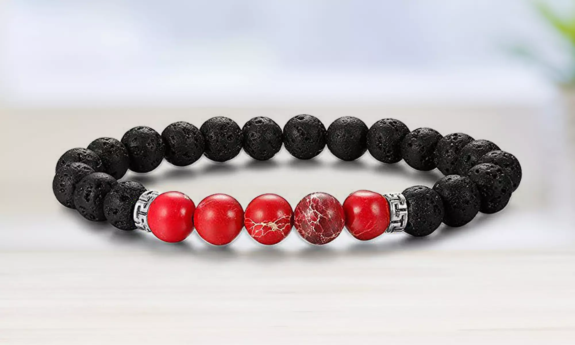 Natural Agate Diffuser Bracelet with Optional Essential Oils