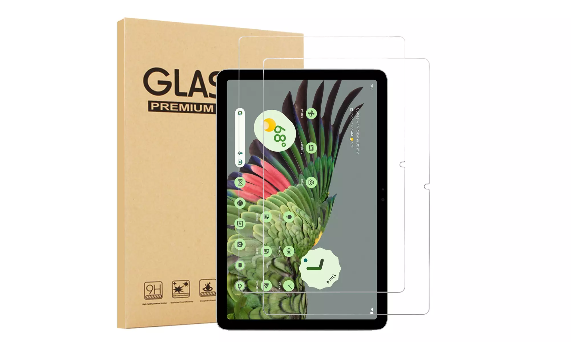 For Google Pixel Tablet (11 inch) Tempered Glass Screen Protector Screen Cover - Primary Image
