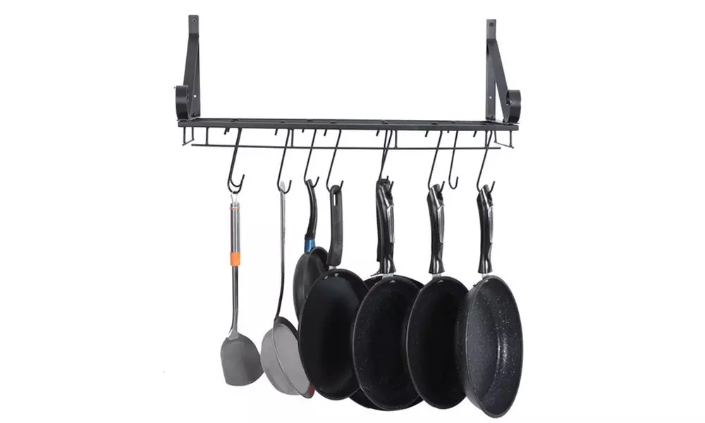 Decorative Wall Mounted Storage Hanging Rack - Primary Image
