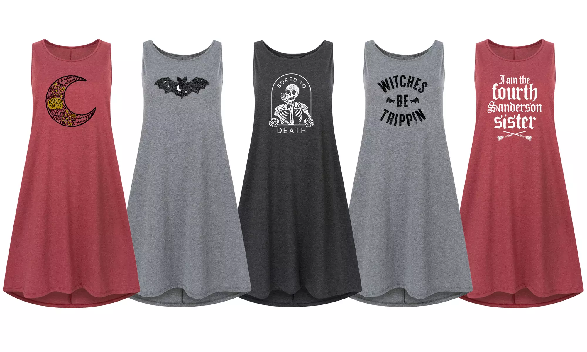 Instant Message: Halloween Tank Dresses - Primary Image