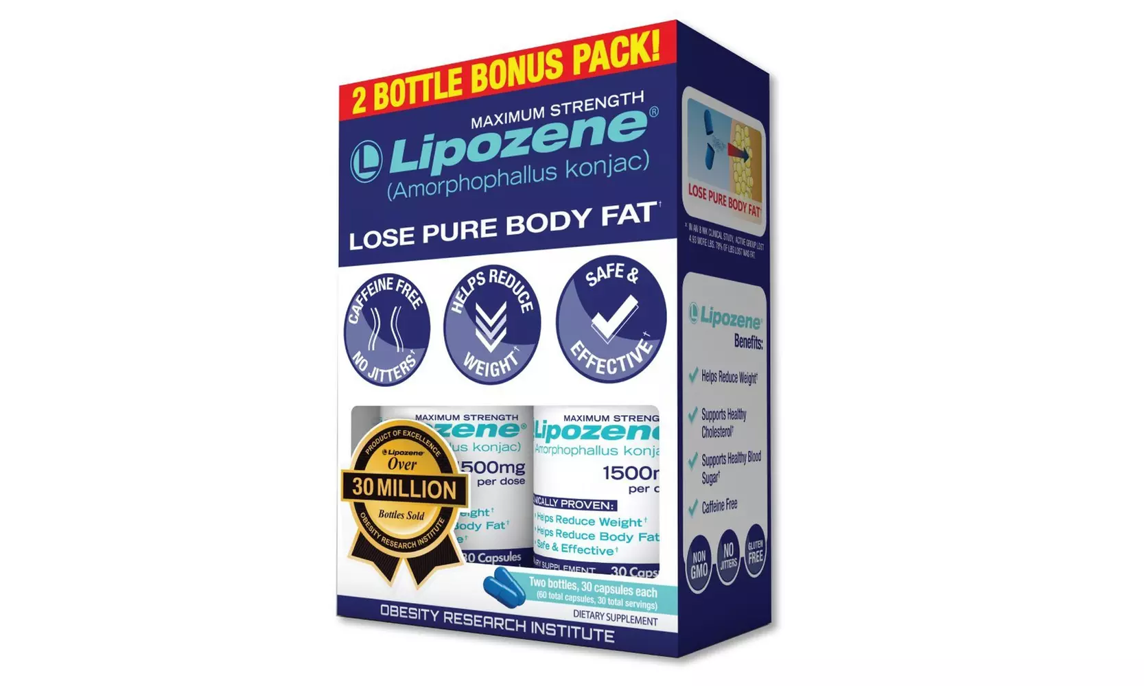 Lipozene - Weight Loss Supplement Diet Pills - Primary Image