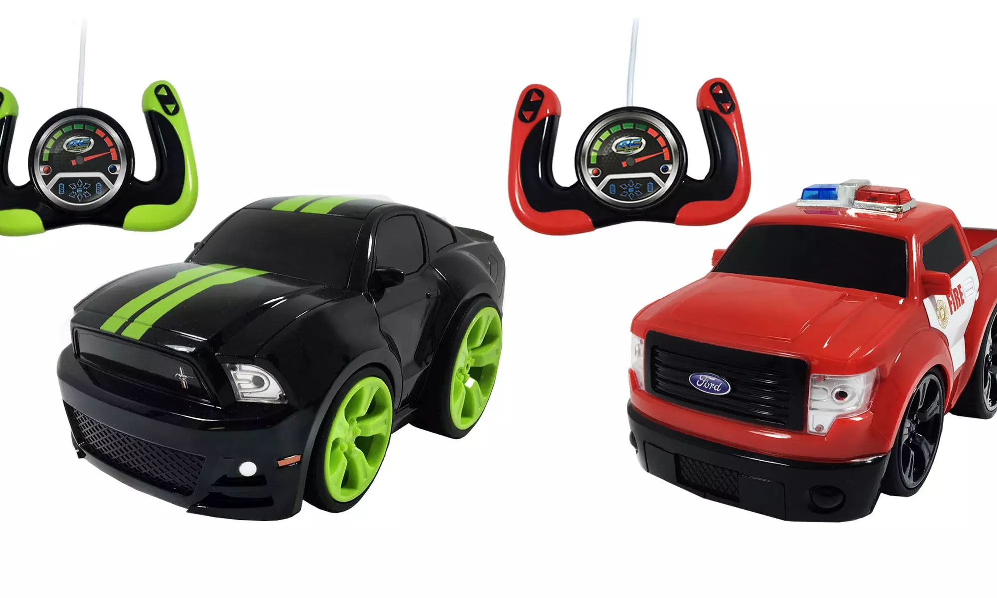 Gear'd Up Remote Control Ford Mustang / Fire Truck Ford F-150 - Primary Image