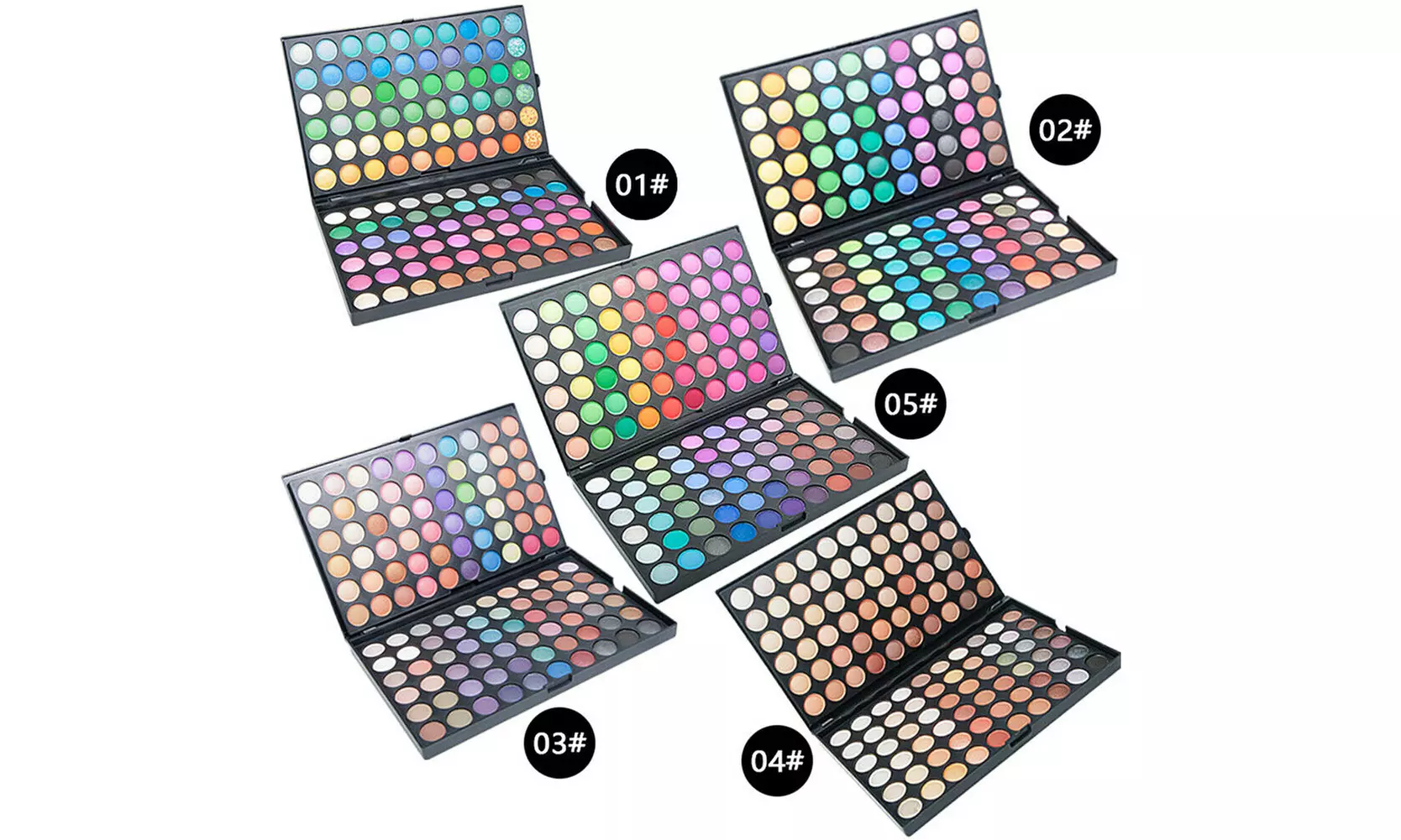 120 Colors Eyeshadow Professional Makeup Palette Shimmer Matte Highlight - Primary Image