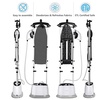 Image 4: 1600W Powerful Fast Dual Heat Garment Cloth Steamer W/ Ironing Board