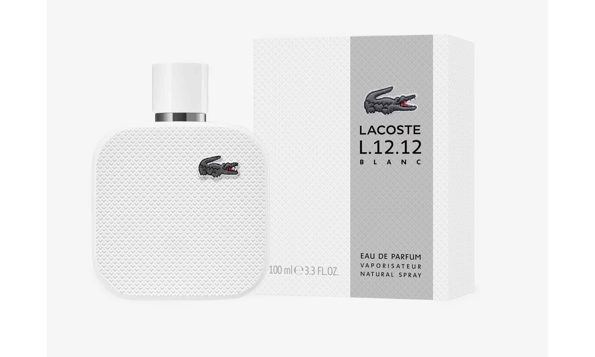 Lacoste Blanc L.12.12 EDP Cologne for Men 3.3 Fl. O.z 