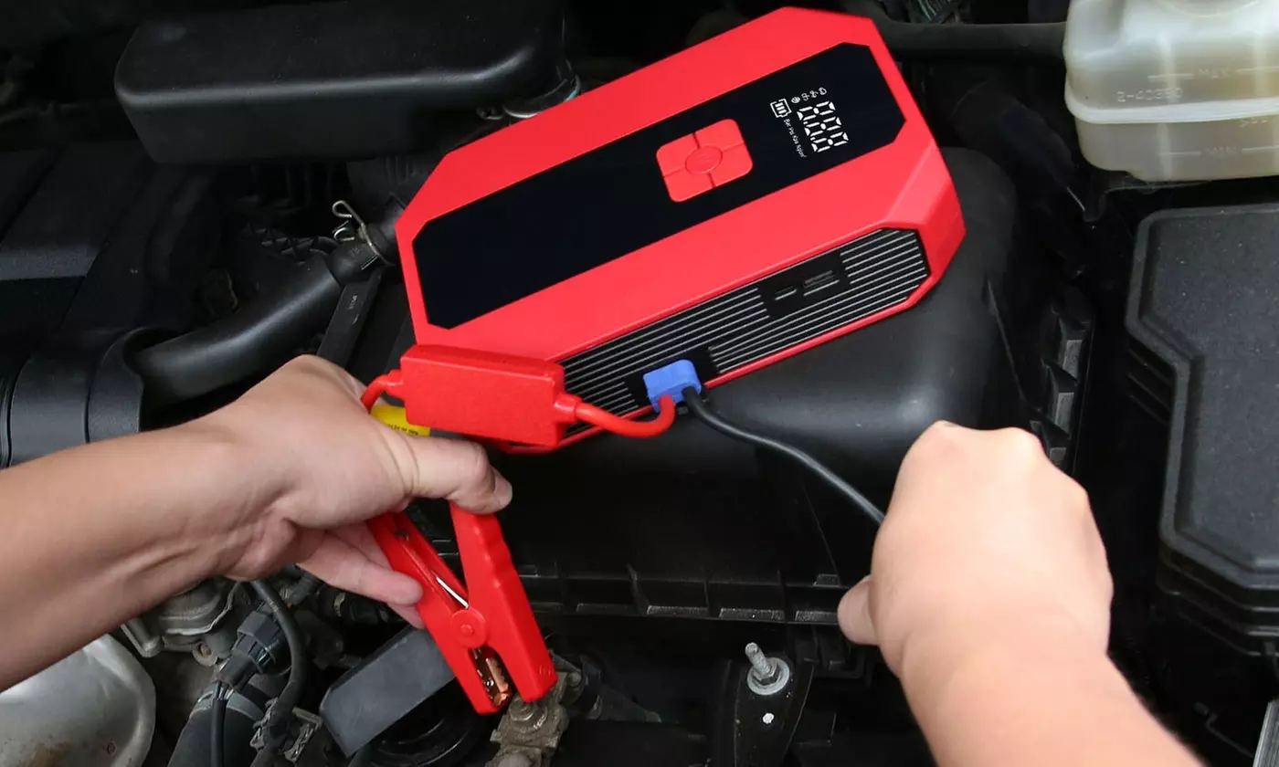 Inova 1500A Jump Starter and 20000mAh Power Bank with three Light Modes