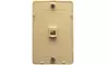 ICC IC630DB6WH Wall Plate Telephone 6P6C White