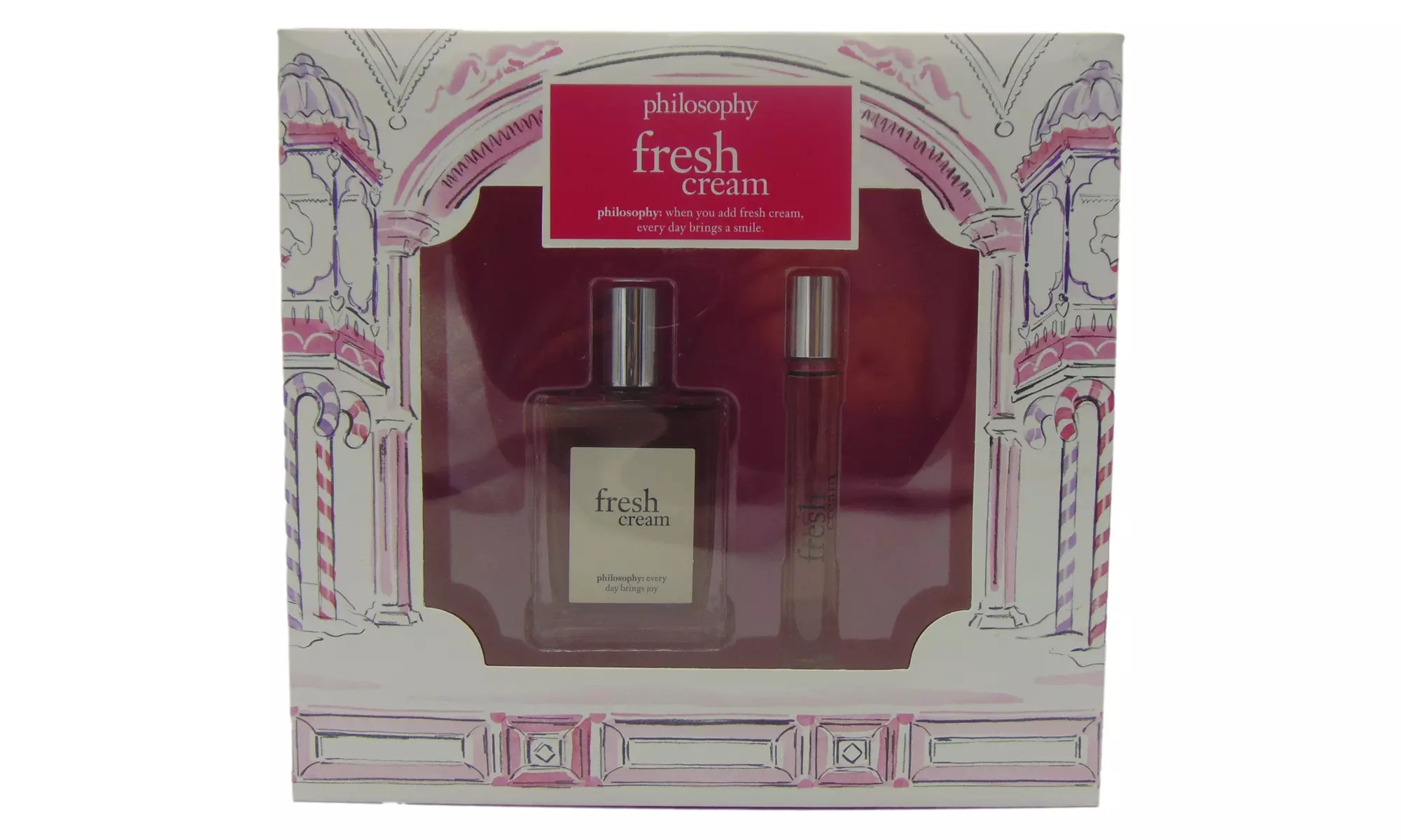 Set Philosophy Fresh Cream 2pc Gift Set: 2oz EDT Spray & 0.33oz Rollerball (W) - Primary Image