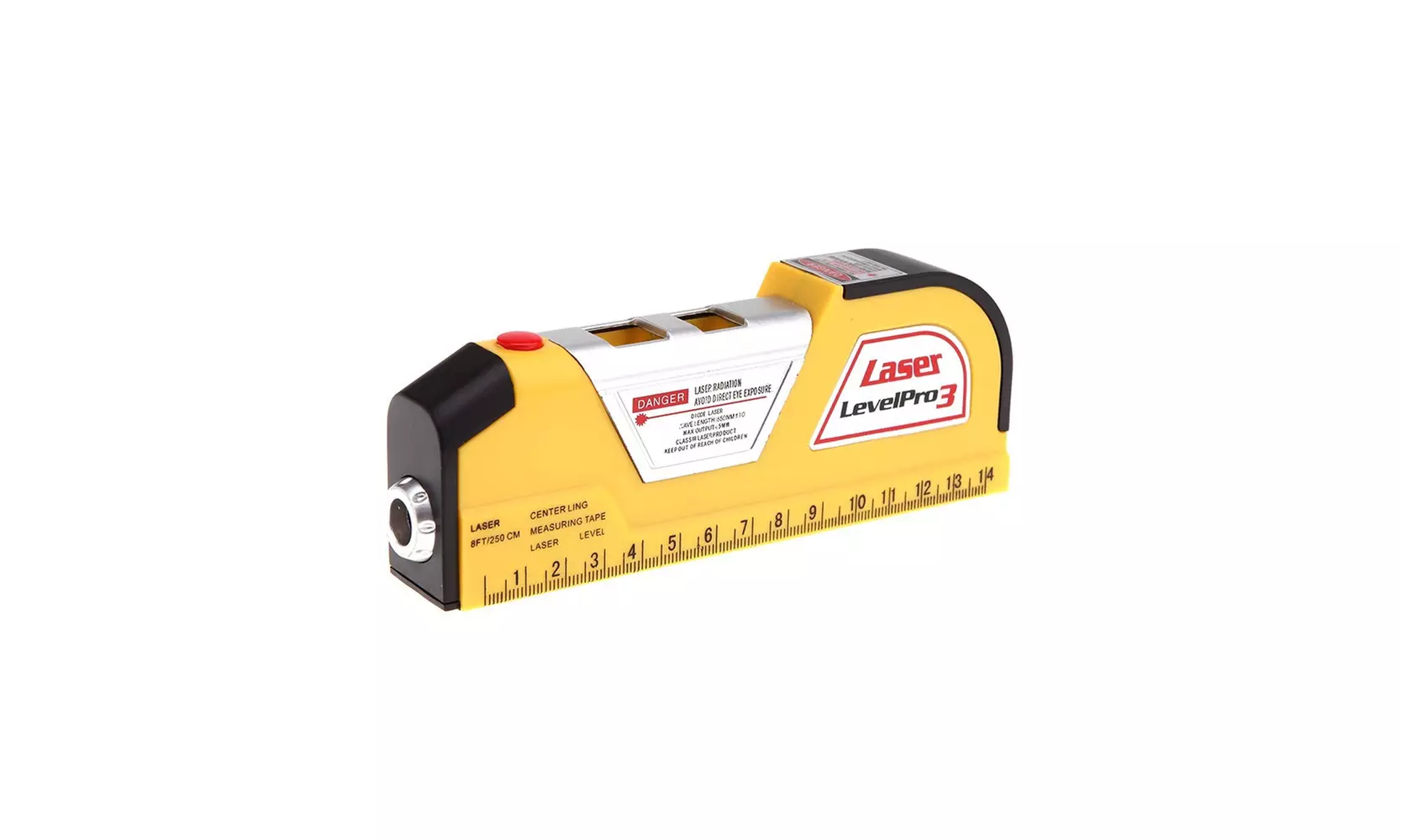 Level Measuring Horizontal Laser Line 8FT Measuring Tape  - Second Medium