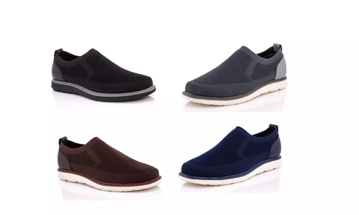 Adolfo Men's Slip-on Style Knit Shoes - Primary Image