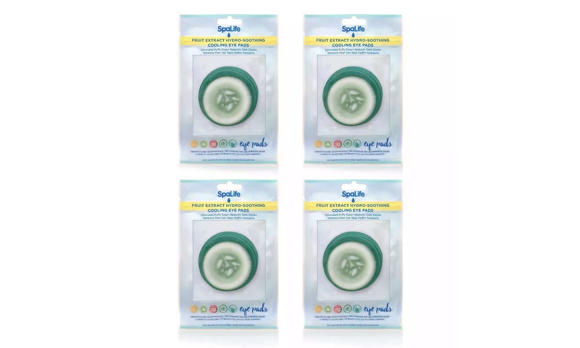 Korean Soothing Spa Cooling Eye Pads - 48 Pads  - Primary Image