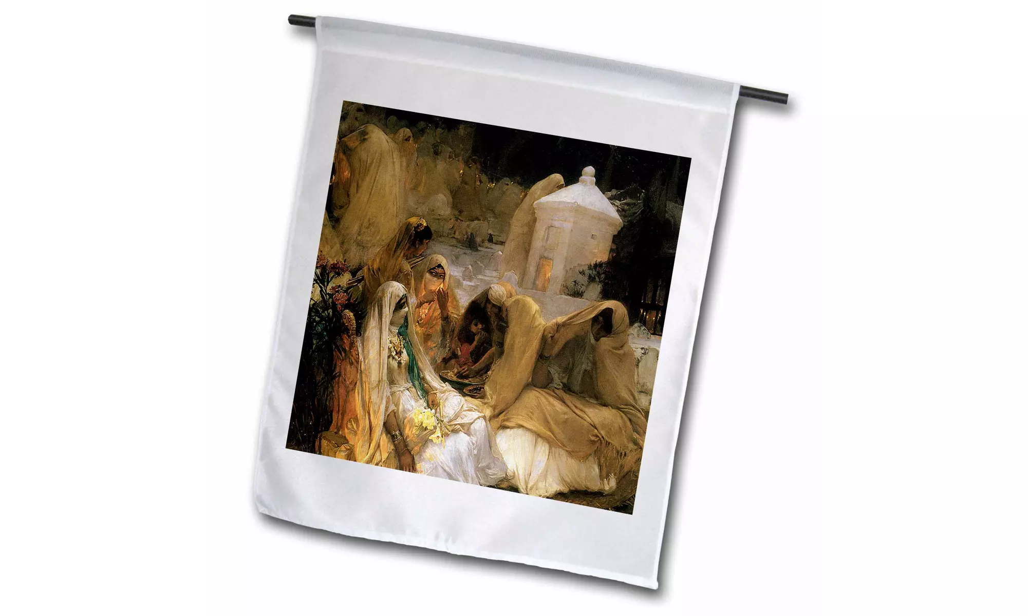  Garden Flag The Day of the Prophet at Oued-el-Kebir by Frederick Arthur Bridgm - Primary Image