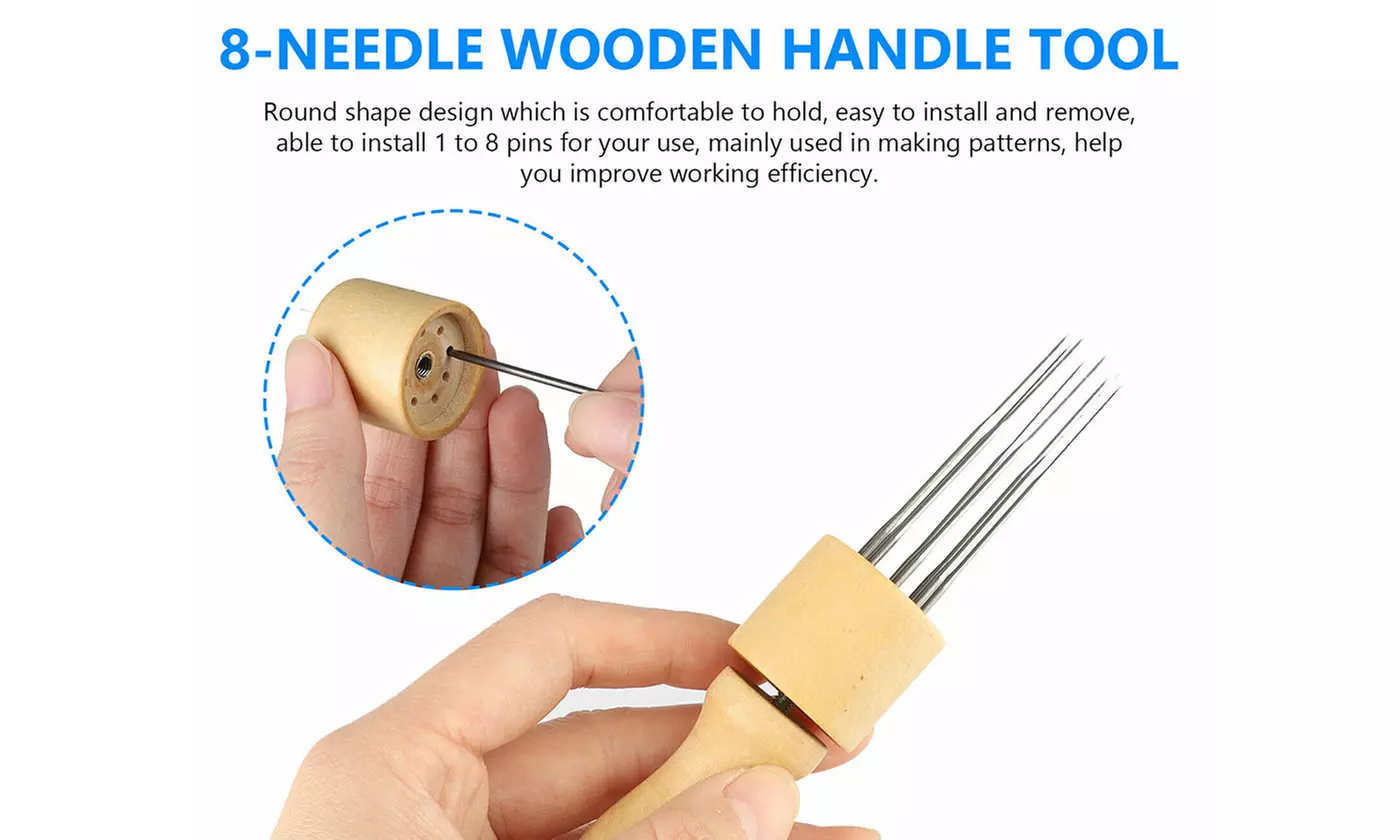 40 Pcs Needle Felting Kit for DIY Wool Felting