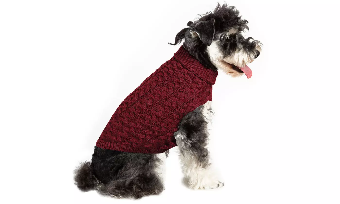 Pet Dog Warm Jumper Knit Sweater Clothes Puppy Cat Knitwear Costume Coat Apparel