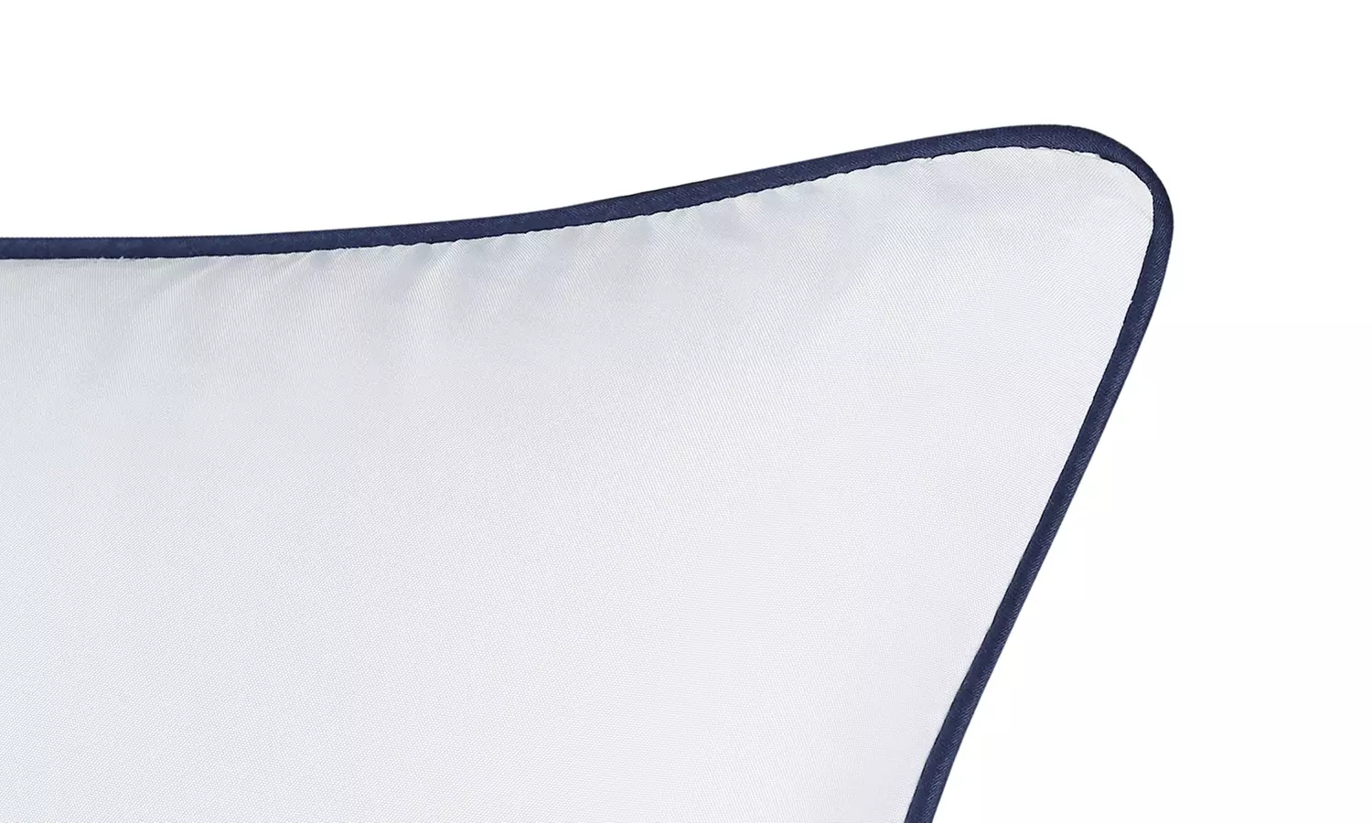 Dan River Down Alternative Microfiber Pillow Set with Piping (2 Pack)  
