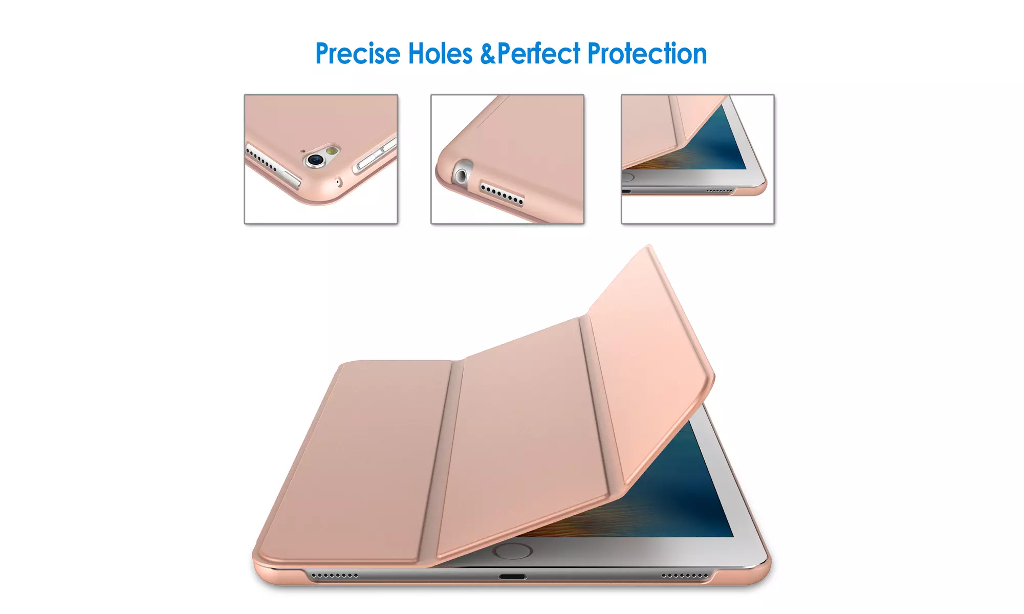 JETech Case for iPad Pro 9.7-Inch 2016 Model, Smart Cover Auto Wake/Sleep
