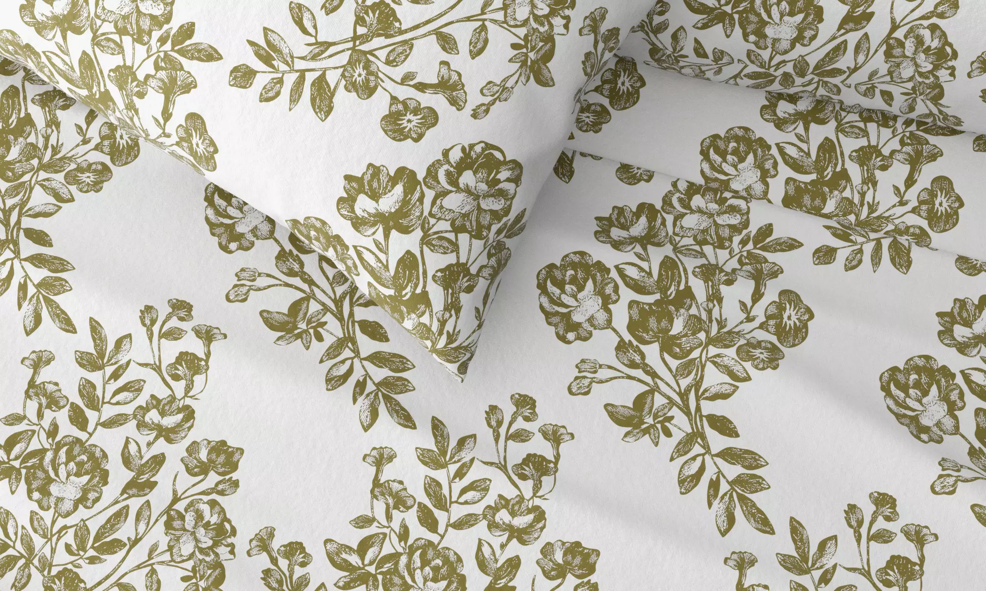 FreshFolds Premium Turkish Cotton Printed Flannel Sheet Set