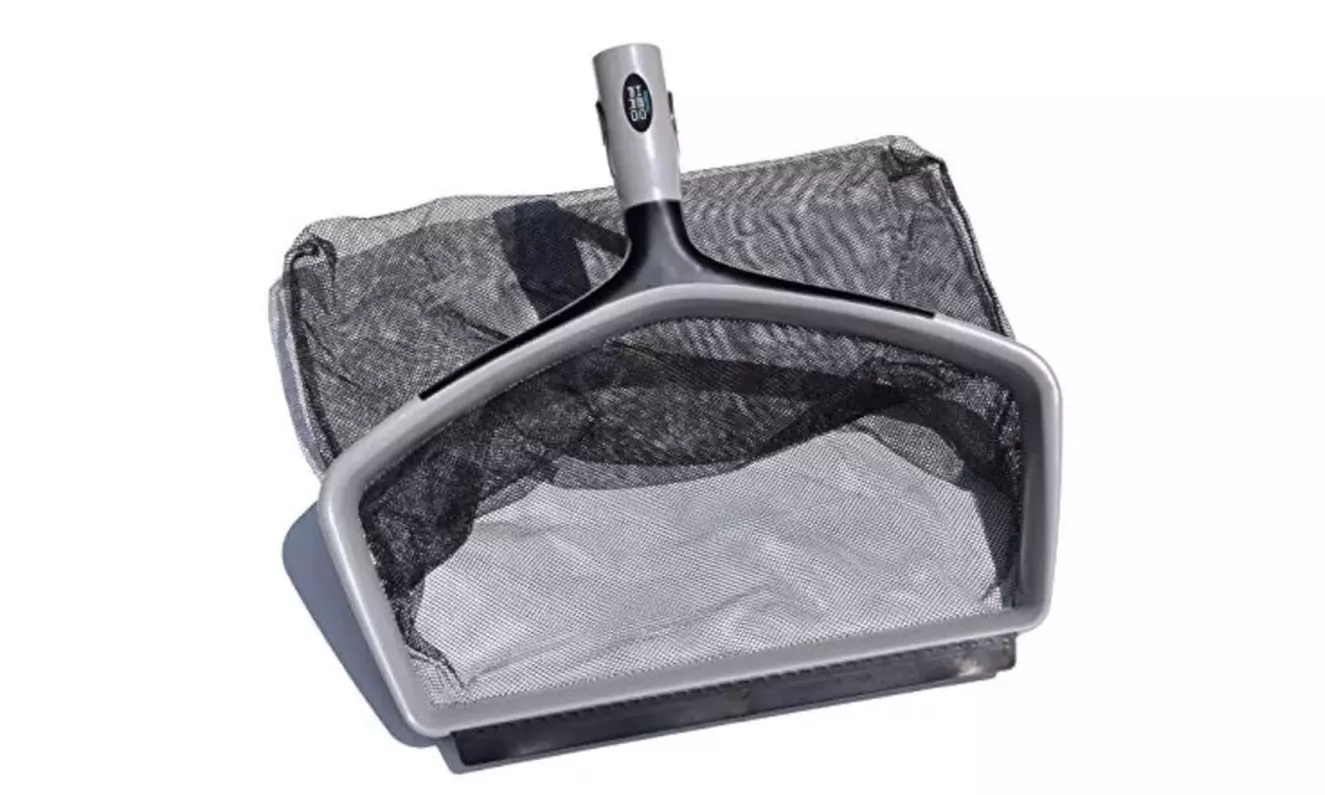 Swimline 80605SL 17 in. H2O Pro Leaf Rake with Deep Bag - Second Medium