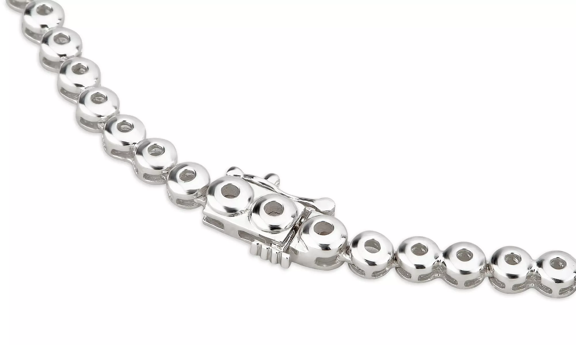 1/3 Carat Round Diamond Necklace In Sterling Silver By DiamondMuse