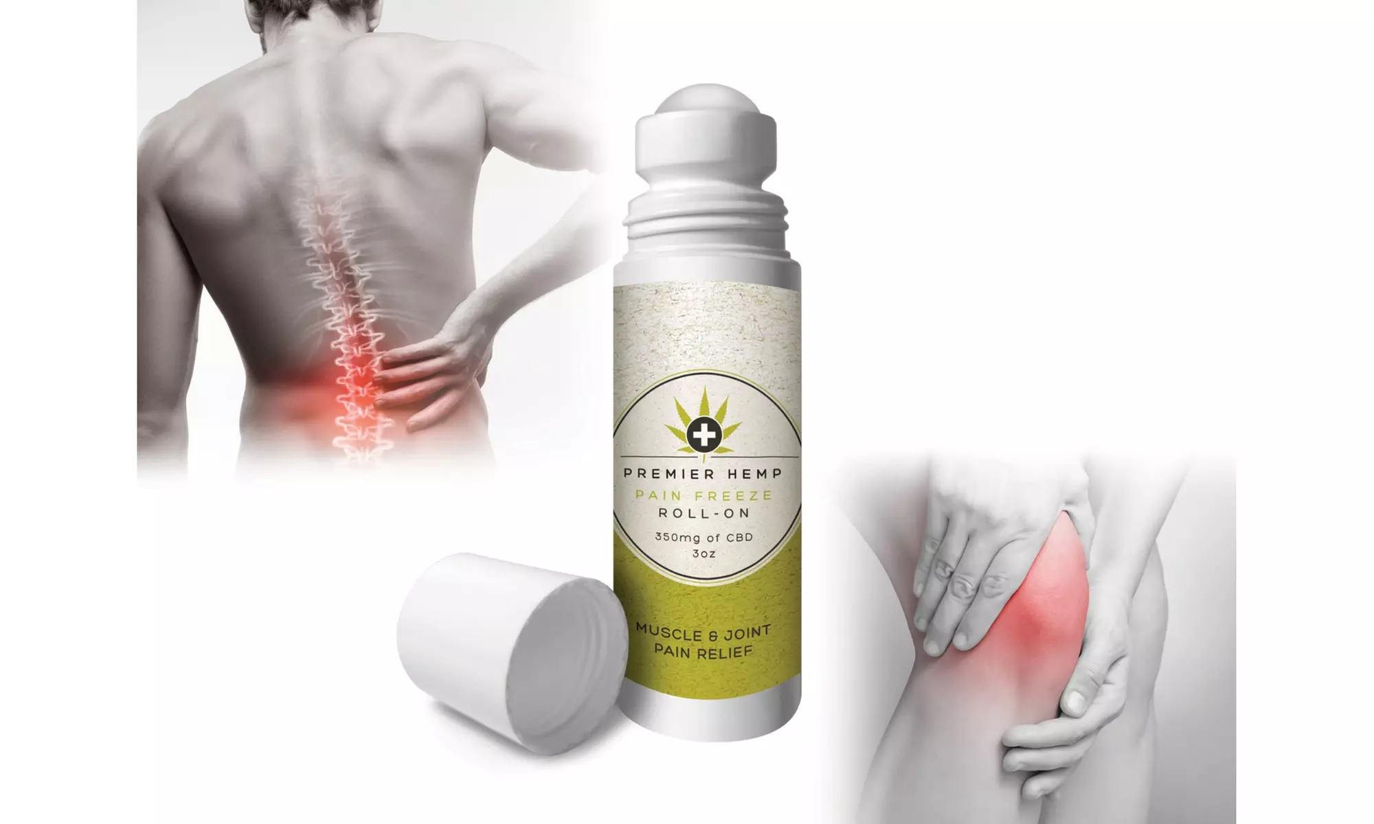 CBD Roll-on Pain Cream by Premier Hemp