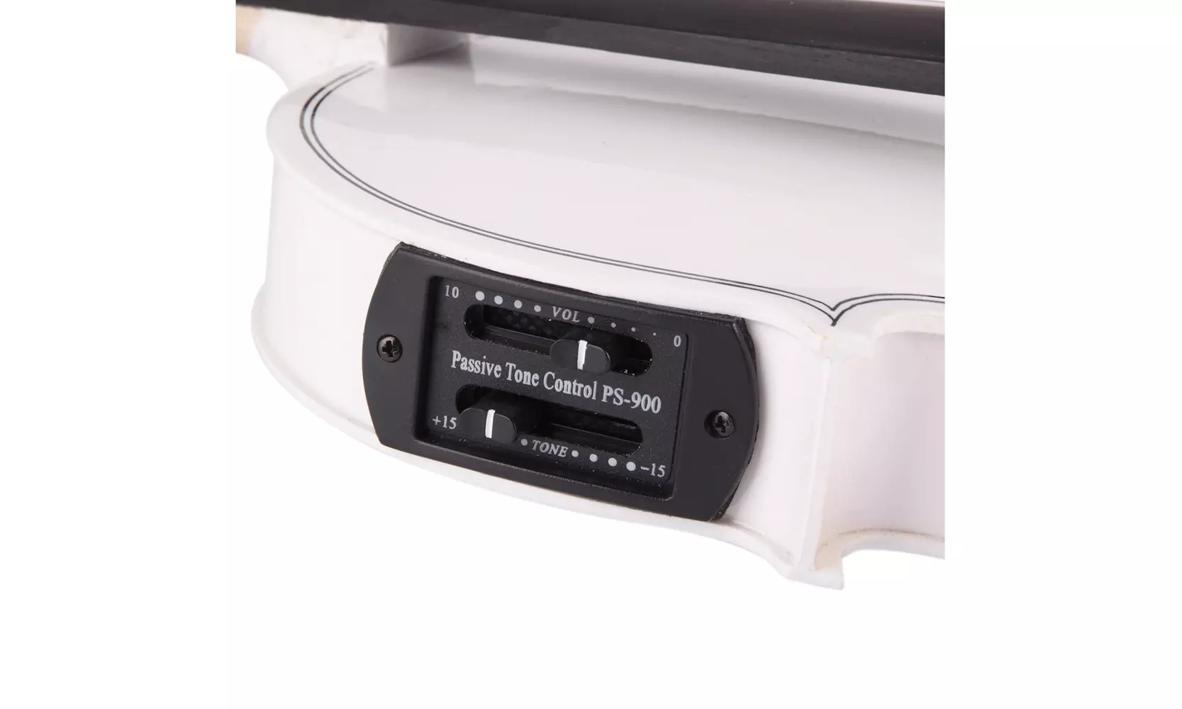  Glarry 4/4 Solid Wood EQ Violin for Beginners, White  - Second Medium
