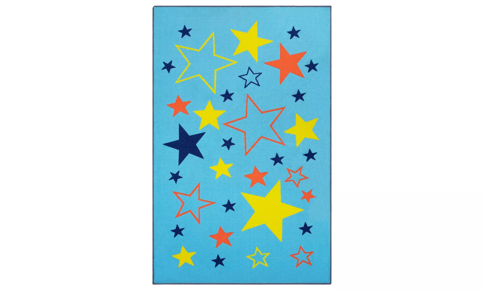 Superior All-Star Modern Non Slip Kid Friendly Indoor Area Rugs Or Door Mat - Primary Image