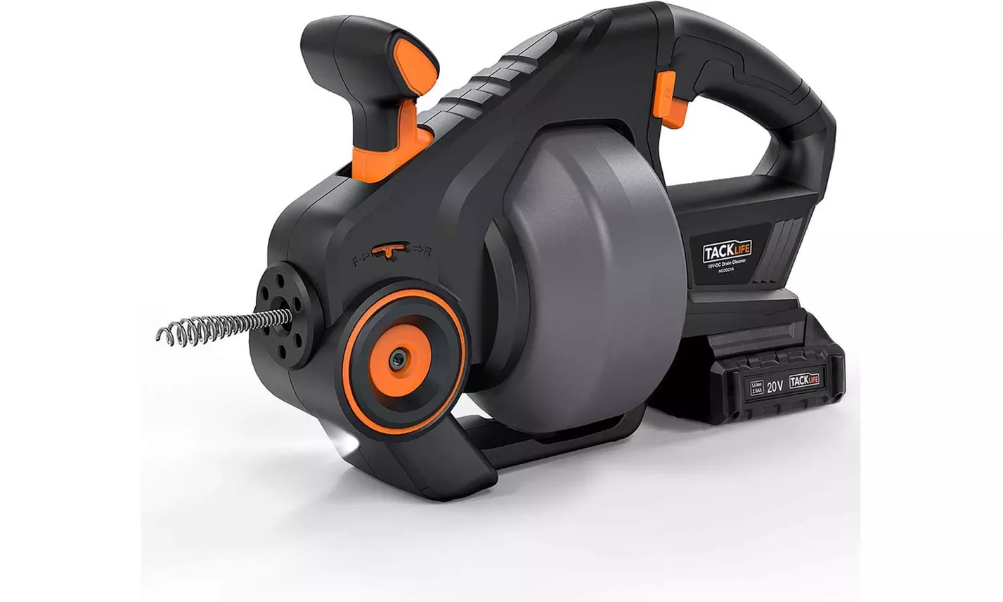 TACKLIFE Drain Auger 25Ft Automatic Cordless Drain Clog Remover - Primary Image