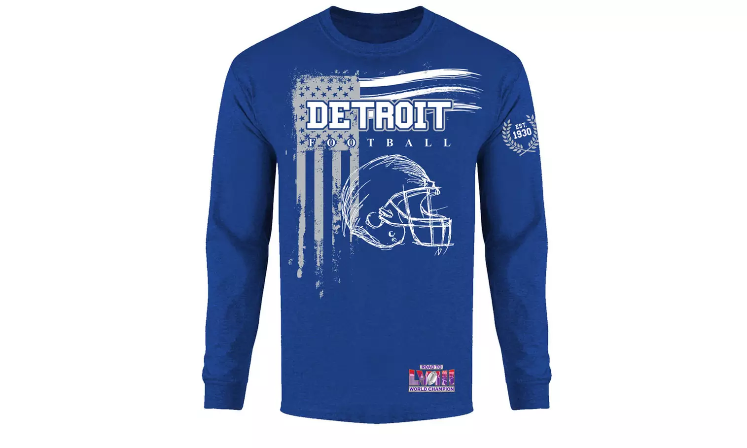 Men's Road to Football Championship Long or Short Sleeve Shirt