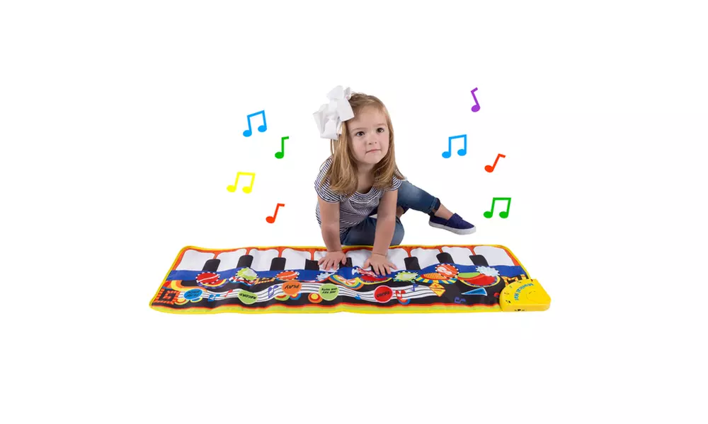 Step Piano Mat for Kids, Keyboard Mat with Musical Keys, Instrument Sounds - Primary Image