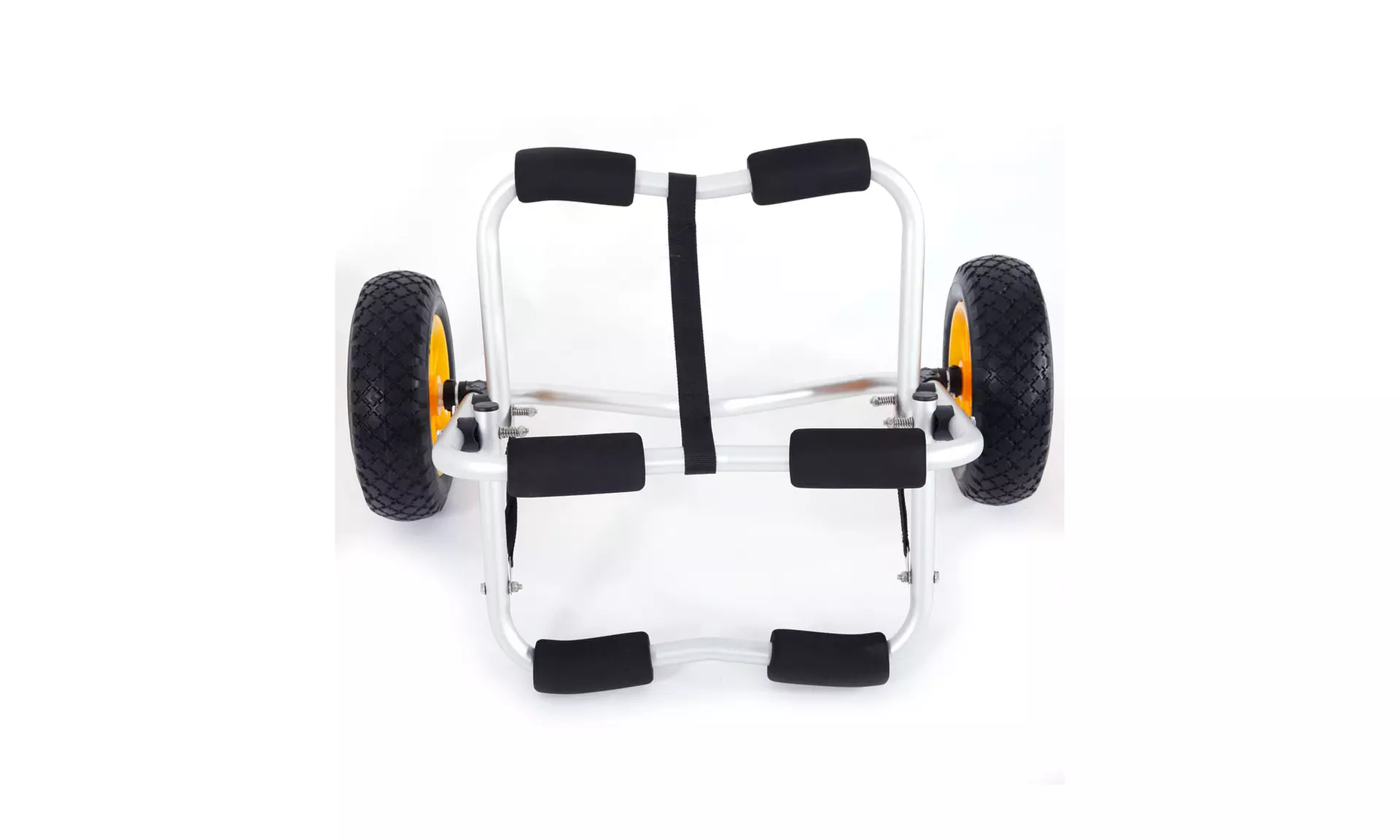 Aluminum Kayak Jon Boat Canoe Gear Dolly Cart Trailer Carrier Trolley  - Second Medium