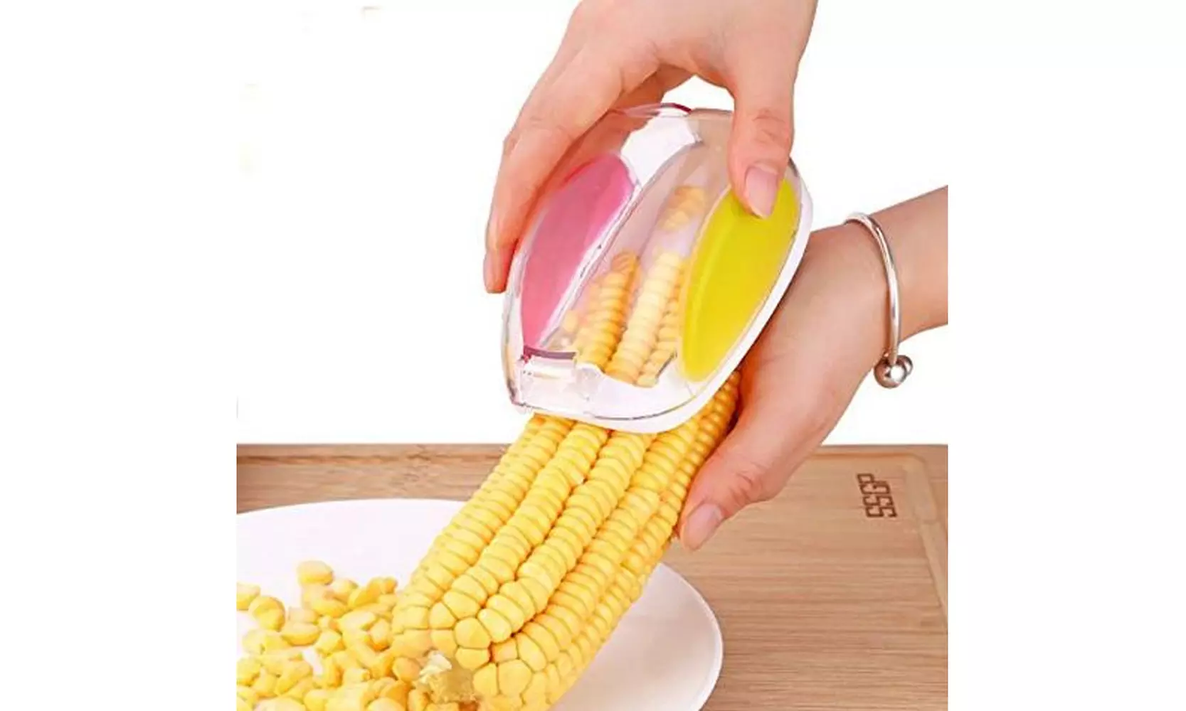 Corn Stripping Tool Anti-slip Corn Separator Thresher Kitchen Tool - Second Medium