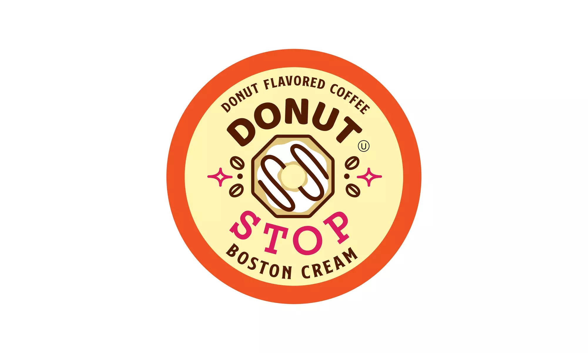 Donut Stop Flavored Coffee Pods, Compatible with 2.0 K-Cup Brewers
