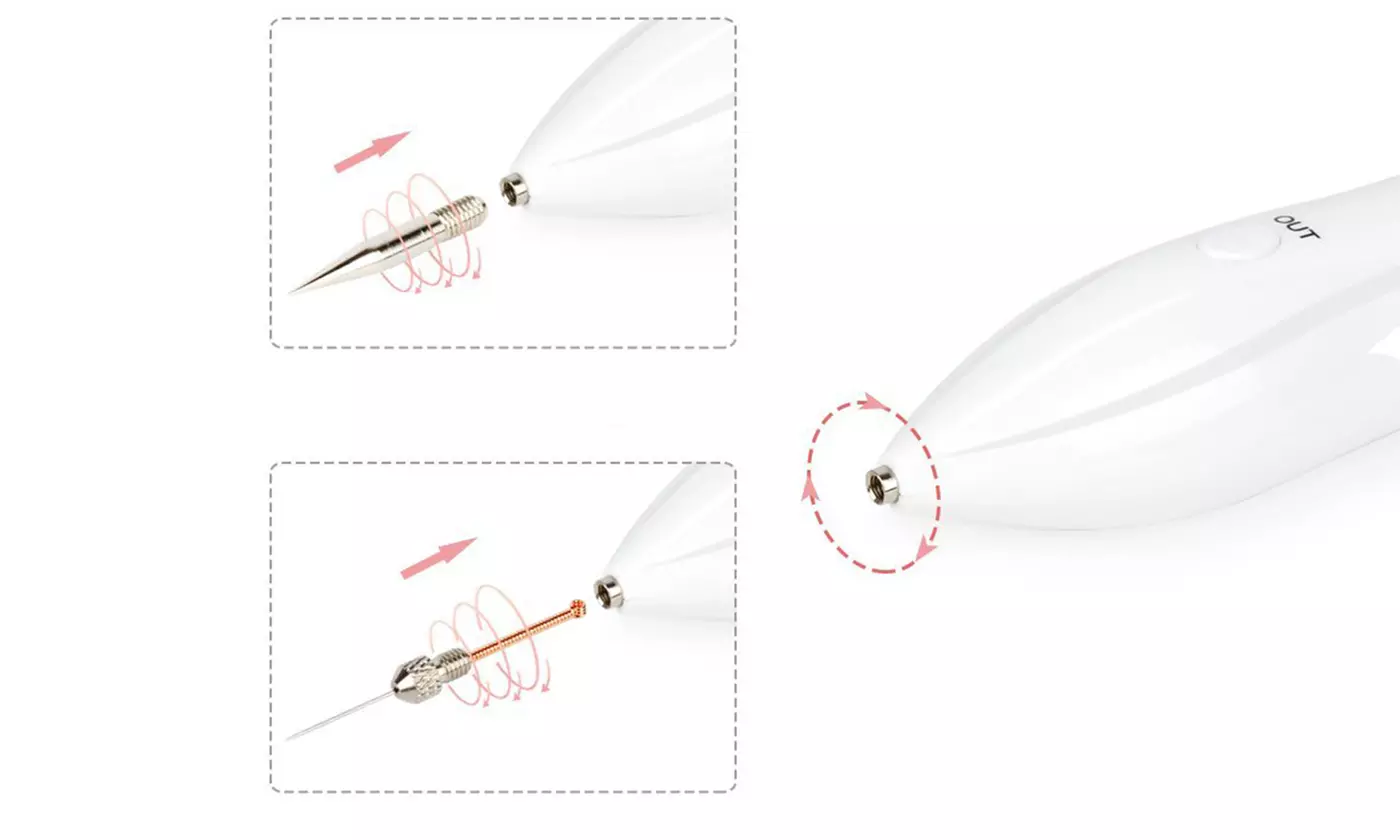 Rechargeable Spot Removal Pen with three-Level Speed