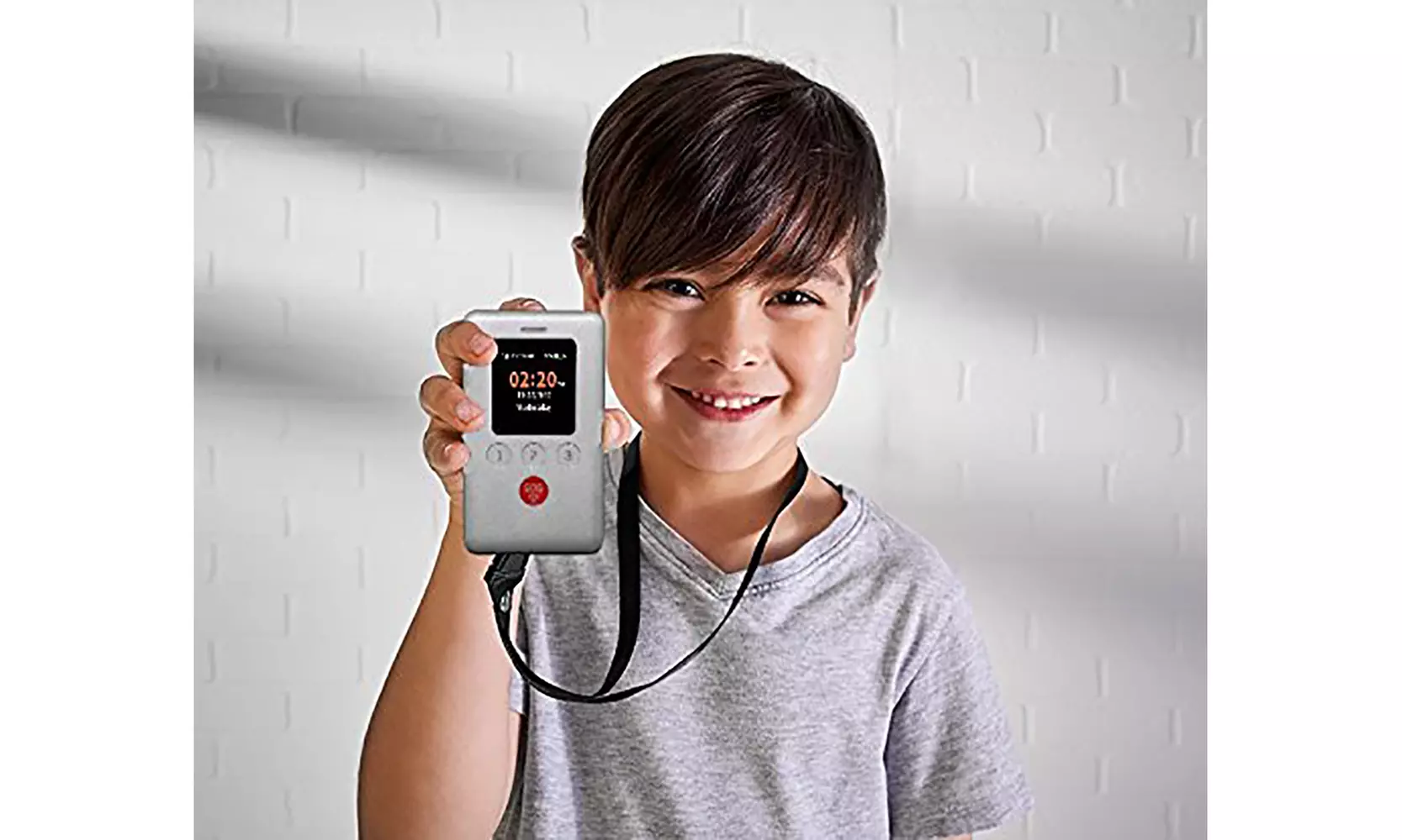 KidsConnet KC2 4G GPS Tracking Location Monitoring Cell Phone for Kids - Silver - Second Medium