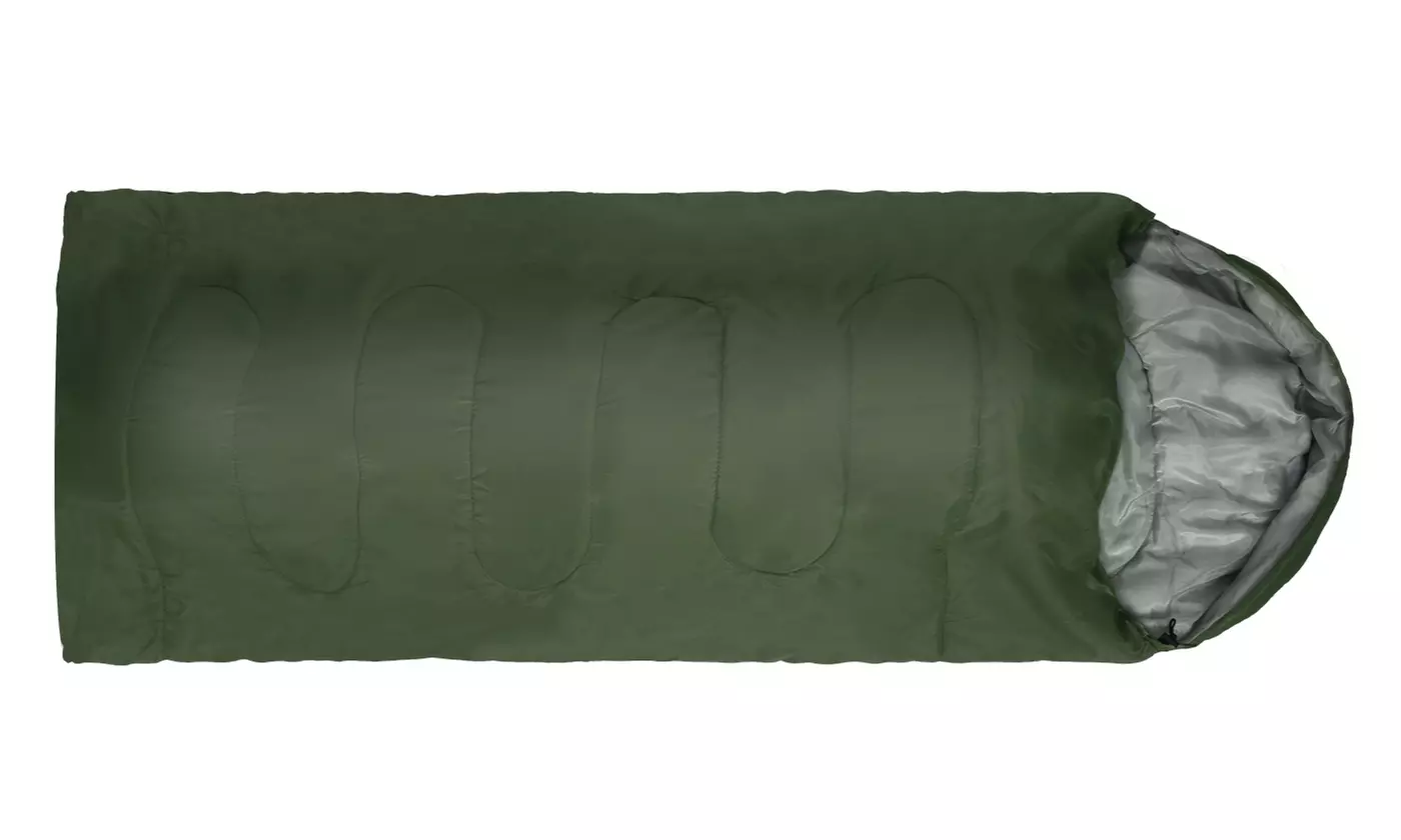 LakeForest 3-Season Sleeping Bag for Adults Warm Cozy Cold Weather Camping Gear