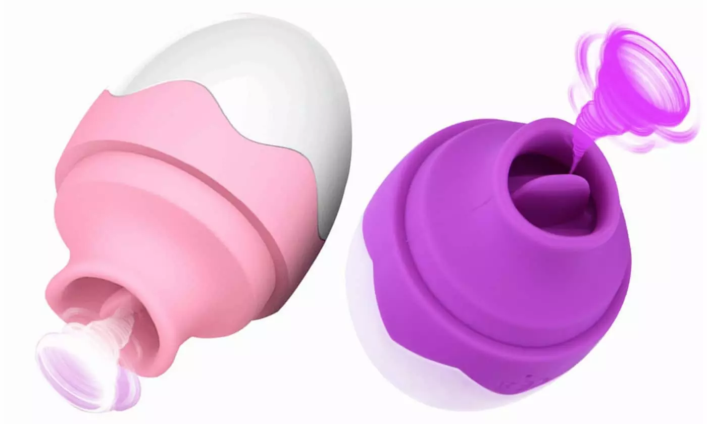 7 Modes Soft Oral Tongue Licking Clitoral G-spot Vibrator - Primary Image