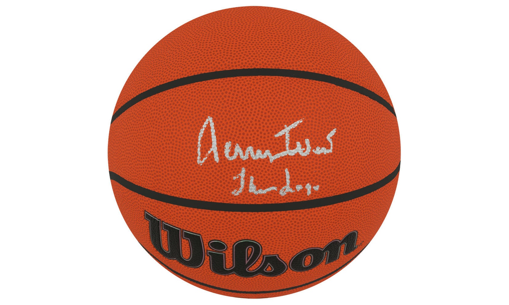 Jerry West Signed Wilson Indoor/Outdoor NBA Basketball w/The Logo