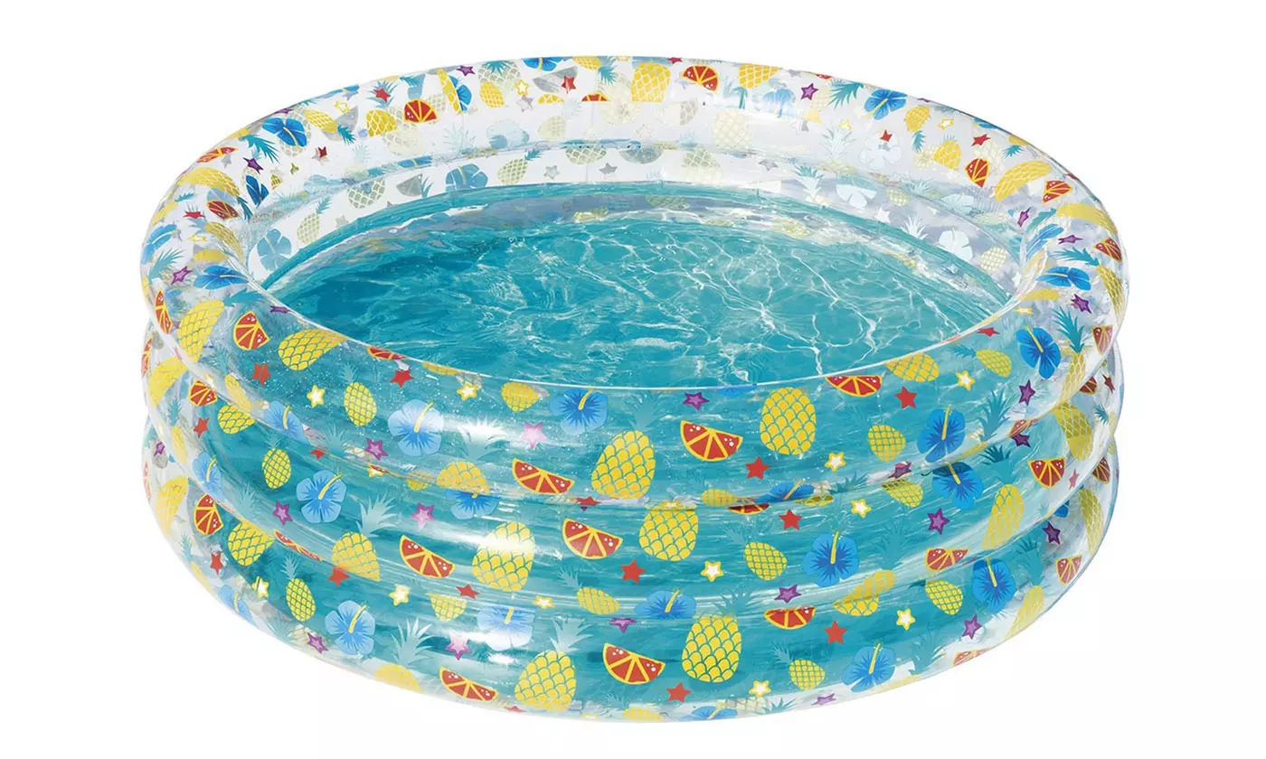 Bestway Inflatable Swimming Pool with 3 Air Valves and Drain Plug