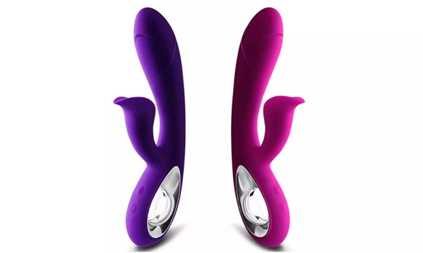 Silicone Dual Head Rabbit Vibrator Multi-Speed  G-Spot Vibrator - Primary Image