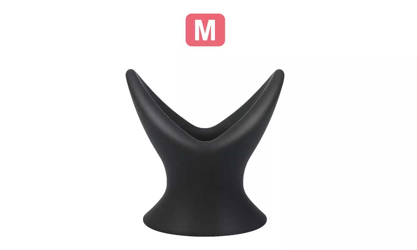Hollow Prostate Anal Plug Massager Dildo Tunnel Probe-Use Lubricants