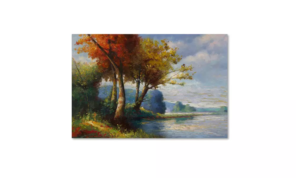 Daniel Moises 'Corot Tribute' Canvas Art - Second Medium