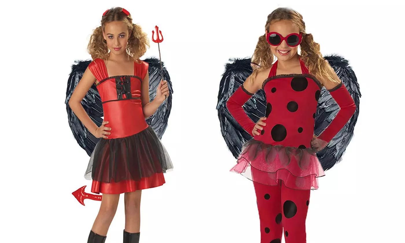 Angel Wings Halloween Costume Fancy Dress for Adult Teen Kids - Primary Image